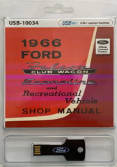 1966 Ford Falcon Club Wagon, Econoline and Recreational Vehicle Shop Manual