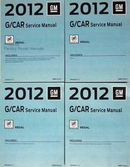 2012 GM G/Car  Service Manual Buick Regal Volume 1, 2, 3, 4