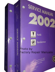 Service Manual 2002 Pontiac Aztek Buick Rendezvous