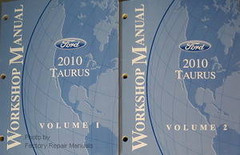 2010 Ford Taurus Workshop Manual Volume 1, 2