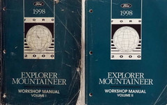 1998 Ford Explorer Mountaineer Workshop Manual Volume 1, 2