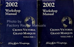 2002 Ford Crown Victoria Grand Marquis Workshop Manual Volume 1, 2