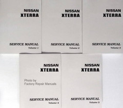 2002 Nissan Xterra Service Manual Volume 1, 2, 3, 4, 5