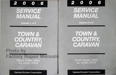 2006 Chrysler Town & Country, Dodge Caravan Service Manual Volume 1, 2