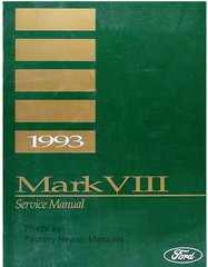 1993 Lincoln Mark VIII Service Manual Ford