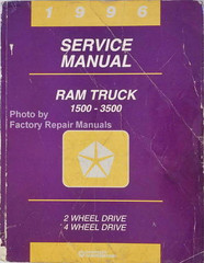 1996 Service Manual Ram Truck 1500-3500 2 Wheel Drive 4 Wheel Drive