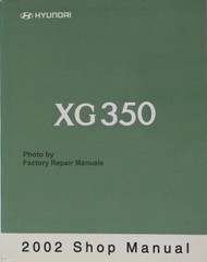 2002 Hyundai XG350 Shop Manual
