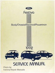 1992 Ford Festiva Service Manual