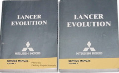 Mitsubishi Lancer Evolution 2004 Service Manual Volume 1 and 2