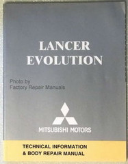 2005 Mitsubishi Lancer Evolution Technical Info & Body Repair Supplement Manual