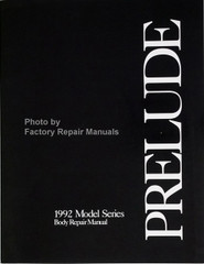 1992 Honda Prelude Series Body Repair Manual