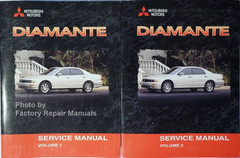 Mitsubishi Diamante 2000 Service Manual Volume 1 and 2