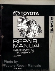 Toyota A541E Automatic Transaxle Repair Manual