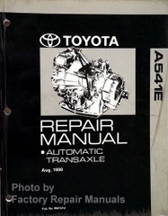 Toyota A541E Automatic Transaxle Repair Manual