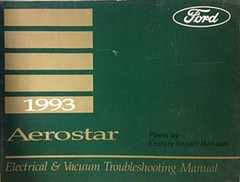 1993 Ford Aerostar Electrical and Vacuum Troubleshooting Manual