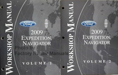 2009 Ford Expedition Lincoln Navigator Workshop Manual Volume 1, 2