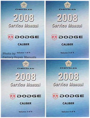 Chrysler 2008 Service Manual Dodge Caliber Volume 1, 2, 3, 4