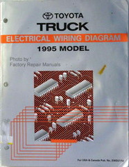 1995 Toyota Pickup Truck Electrical Wiring Diagrams Original Manual