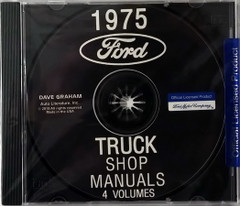 1975 Ford Truck Shop Manuals 4 Volumes