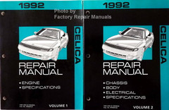 1992 Toyota Celica Repair Manuals Volume 1, 2