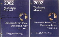 2002 Ford Workshop Manual Explorer Sport Trac Explorer Sport Volume 1, 2