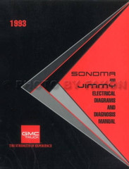 1993 GMC Sonoma and Jimmy Electrical Wiring Diagrams & Diagnosis Manual