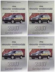 2007 Jeep Grand Cherokee Service Manual Volume 1, 2, 3, 4