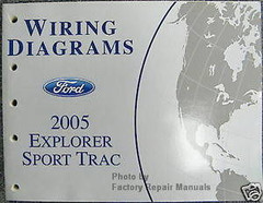 2005 Ford Explorer Sport Trac Electrical Wiring Diagrams Original Manual