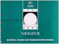 1998 Lincoln Navigator Electrical Vacuum and Troubleshooting Manual