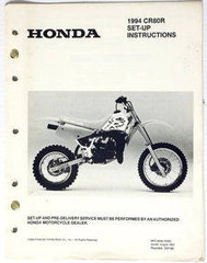 1994 CR80R Set-Up Instructions Manual CR80 CR 80R Original w/ Wiring Diagram