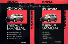 2004 Toyota Sequoia Factory Repair Manual Volume 1, 2