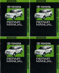 2008 Toyota Land Cruiser Repair Manual Volume 1, 2, 3, 4