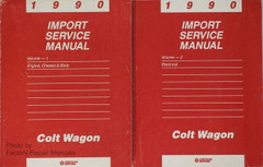 1990 Dodge Plymouth Colt Wagon Service Manual