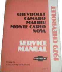 1979 Chevrolet Camaro Malibu Monte Carlo Nova Service Manual