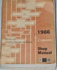 1986 Chevrolet Camaro Shop Manual 