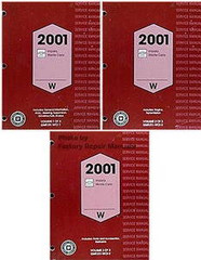 2001 GM W Platform Impala Monte Carlo Service Manual Volume 1, 2, 3