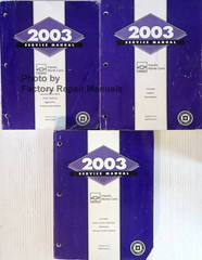 2003 Chevrolet Impala, Monte Carlo Service Manual Volume 1, 2, 3