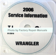 2006 Service Information CD Jeep Wrangler
