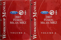 2007 Ford Fusion Mercury Milan Lincoln MKZ Workshop Manual Volume 1, 2