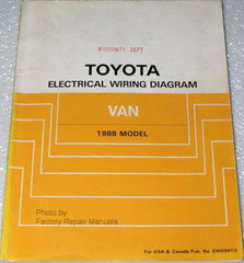1988 Toyota Van Electrical Wiring Diagrams 