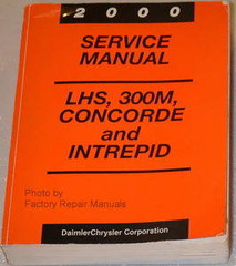 2000 Concorde 300M LHS & Intrepid Factory Service Manual - Original Shop Repair