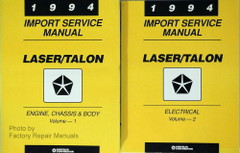 1994 Import Service Manual Laser/Talon