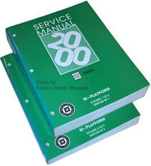 2000 2001 Chevrolet Metro Service Manual Volume 1, 2