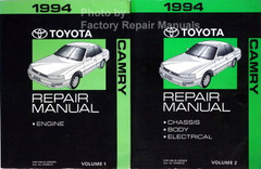 1994 Toyota Camry Repair Manual Volume 1 and 2