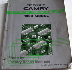 Toyota Camry Electrical Wiring Diagrams 1998 Model