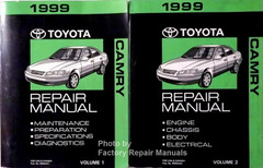 1999 Toyota Camry Repair Manual Volume 1 and 2