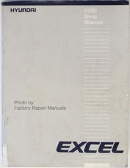 1990 Hyundai Excel Factory Shop Repair Service Manual Original