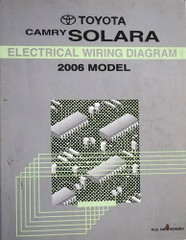 2006 Toyota Camry Solara Electrical Wiring Diagrams