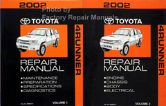 2002 Toyota 4Runner Repair Manual Volume 1, 2