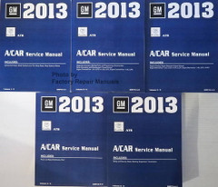 2013 Cadillac ATS GM A/Car Service Manual Volume 1, 2, 3, 4, 5